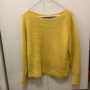 Banana republic yellow sweater